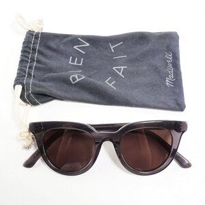 Madewell Adrian Sunglasses Black Coal Multi (One Size)